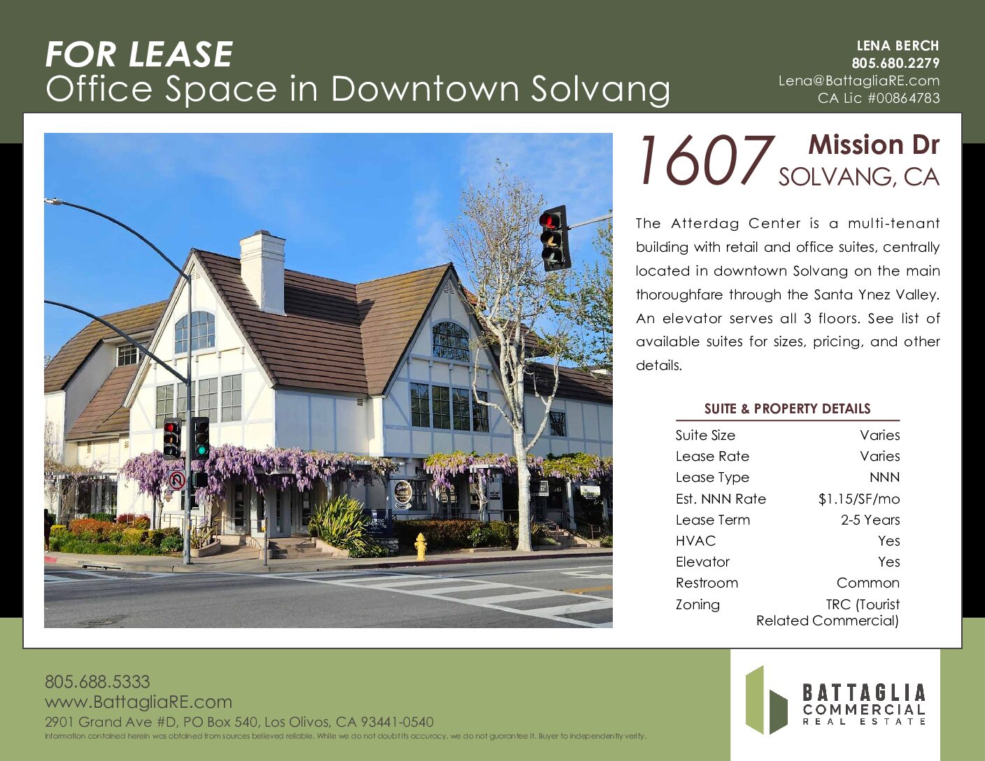 1607 Mission Dr Office Flyer BCRE