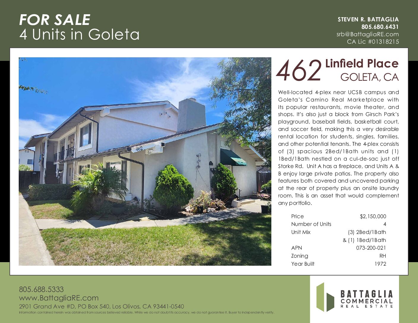 462 Linfield Pl Flyer BCRE